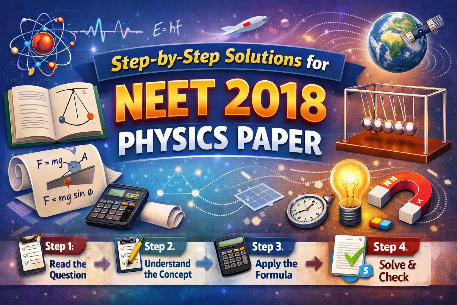 Step-by-Step Solutions for NEET 2018 Physics Paper